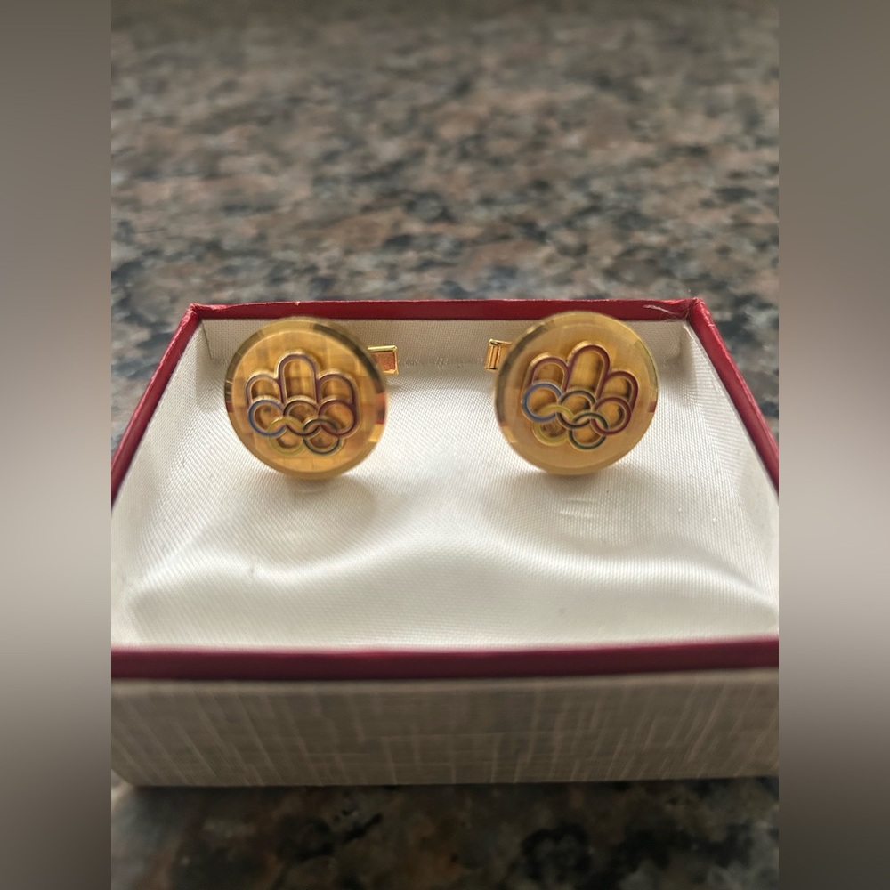 1976 Montreal Summer Olympics cufflinks New in Box